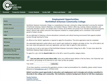 Tablet Screenshot of jobs.nwacc.edu